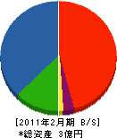 明和ホーム 貸借対照表 2011年2月期