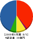 平野鐵工所 貸借対照表 2009年8月期