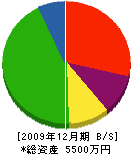 堀本建設 貸借対照表 2009年12月期