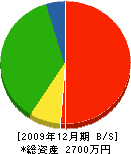 丸山工務店 貸借対照表 2009年12月期