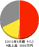 大川内プロパン店 損益計算書 2012年9月期