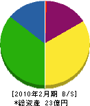 安田建工 貸借対照表 2010年2月期