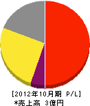 小田原緑化開発 損益計算書 2012年10月期