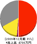 藤原電気商会 損益計算書 2009年12月期