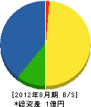 ＊美塚農園 貸借対照表 2012年8月期