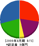 須賀ログビルダー 貸借対照表 2008年4月期