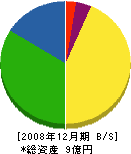 西日本建設 貸借対照表 2008年12月期