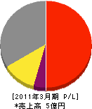 田村化工 損益計算書 2011年3月期