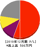 阪本塗装店 損益計算書 2010年12月期