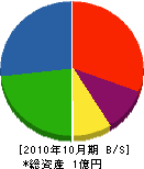 山本建設 貸借対照表 2010年10月期