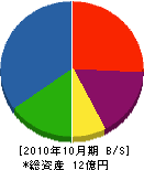 共立 貸借対照表 2010年10月期
