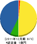 入江ポンプ 貸借対照表 2011年12月期