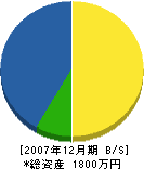 鷹尾土木 貸借対照表 2007年12月期