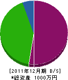 吉岡勝治 貸借対照表 2011年12月期