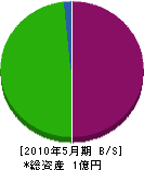 東武建設 貸借対照表 2010年5月期