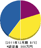 鈴木興業 貸借対照表 2011年12月期