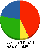 ピー・アール・九州 貸借対照表 2008年4月期