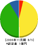 神奈川電子 貸借対照表 2008年11月期
