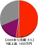 愛須組 損益計算書 2008年12月期