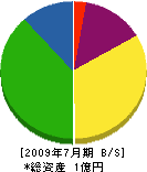 近藤園芸 貸借対照表 2009年7月期 近藤園芸 貸借対照表 2009年7月期