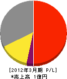 石川電気 損益計算書 2012年3月期