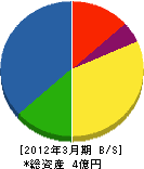 鳥取日野森林組合 貸借対照表 2012年3月期