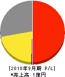 石原工業 損益計算書 2010年9月期