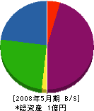 寺田造園土木 貸借対照表 2008年5月期