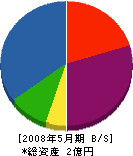 豊明鐵工所 貸借対照表 2008年5月期