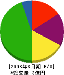 グリーン田中 貸借対照表 2008年3月期