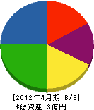 村田組 貸借対照表 2012年4月期