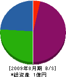 ミヤノ設備 貸借対照表 2009年8月期