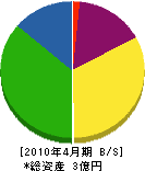 北海道ワーク 貸借対照表 2010年4月期
