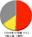 北大阪環境 損益計算書 2009年10月期