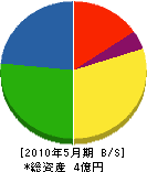 元吉組 貸借対照表 2010年5月期