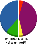 大胡土建工業 貸借対照表 2008年9月期