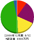 田村工務店 貸借対照表 2008年12月期