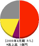 片岡鉄工 損益計算書 2008年4月期