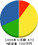 冨士屋ガーデン 貸借対照表 2009年12月期