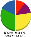 九州発破機材 貸借対照表 2008年1月期