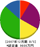 小島製畳 貸借対照表 2007年12月期