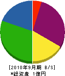 山惣 貸借対照表 2010年9月期