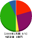 甚五郎商会 貸借対照表 2009年2月期