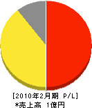 ヨネヤマ産業 損益計算書 2010年2月期 ヨネヤマ産業 損益計算書 2010年2月期