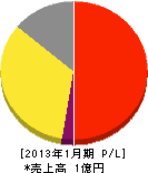 日本テクノ 損益計算書 2013年1月期
