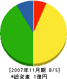 神奈川電子 貸借対照表 2007年11月期