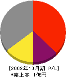 日邦電設 損益計算書 2008年10月期