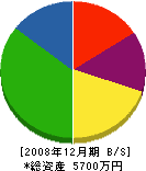 鈴木商会 貸借対照表 2008年12月期