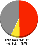 稲田組 損益計算書 2011年6月期
