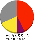 ヨシタケ設備 損益計算書 2007年12月期